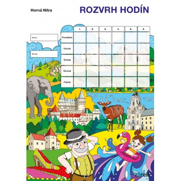 Rozvrh hodín s vlastným obrázkom